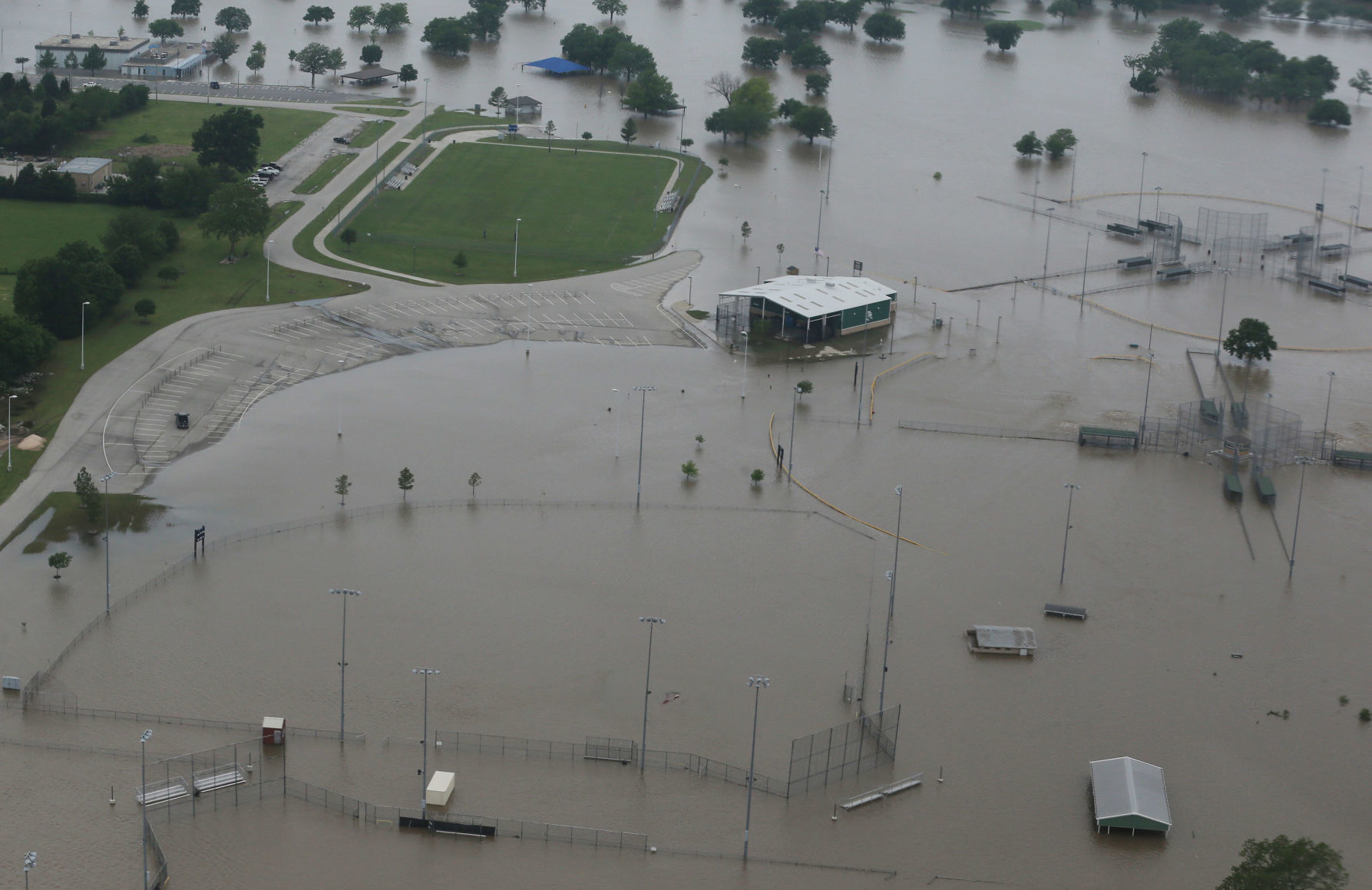 Flooding Aerial